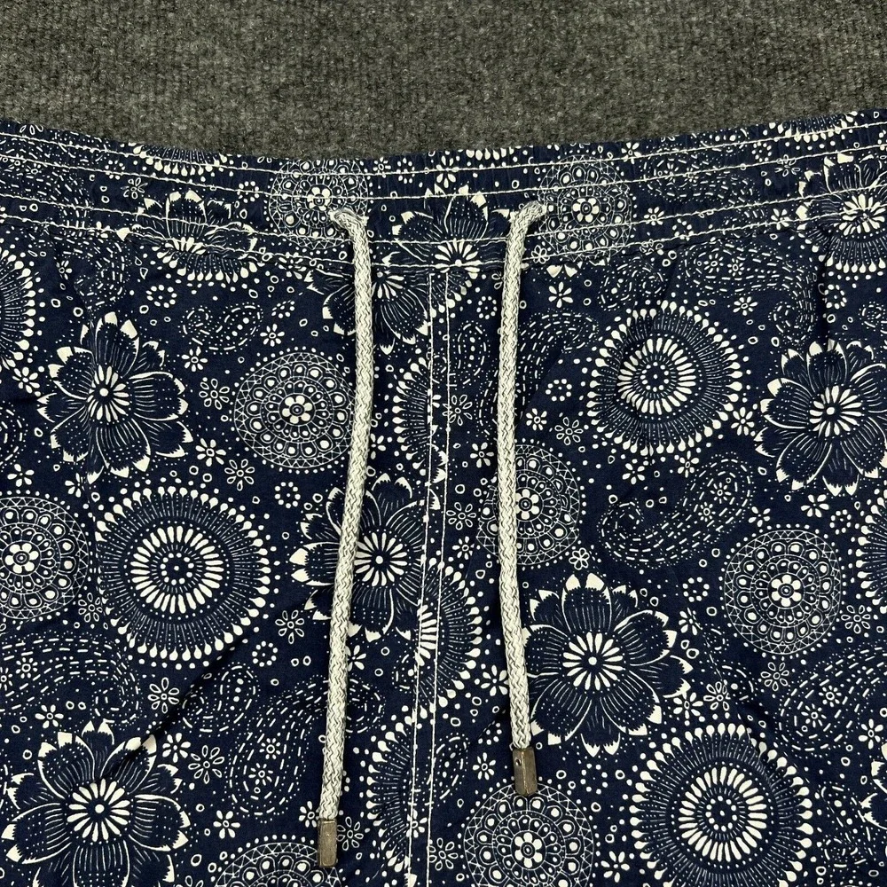 Vilebrequin Men's Swim Trunks Colorful Size 6XL Blue Geometric ***FLAWS***